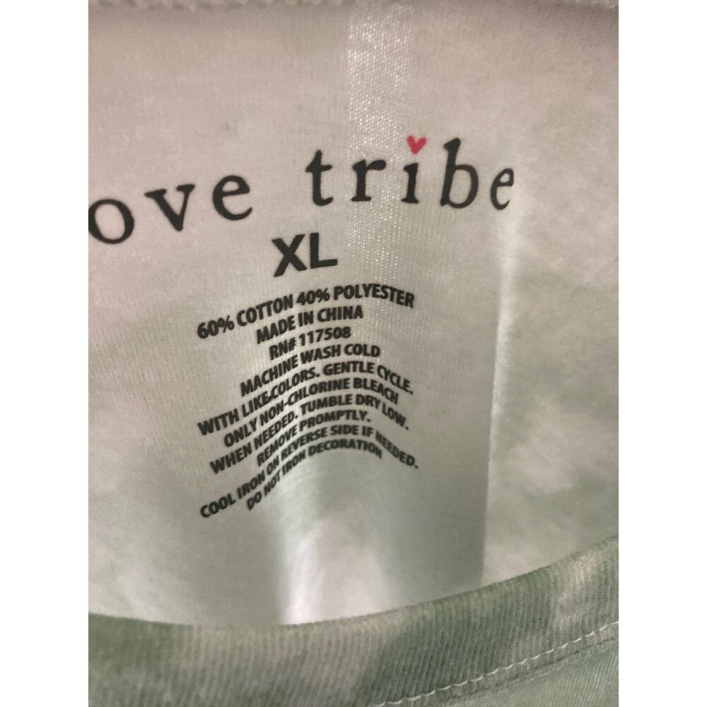 NWT Love Tribe Sedona Arizona Tie Dye Cactus Long Sleeve Juniors Size XLarge - Picture 3 of 5